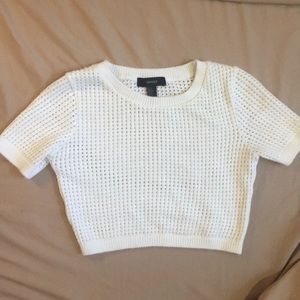 Forever 21 knit crop top.
